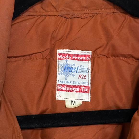 Orange Long-Line Vintage Winter Coat • Frostline Kits - Picture 4 of 7